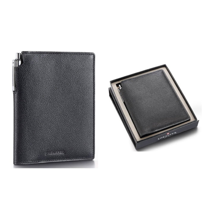 SHEAFFER - 323 BP + LEATHER PASSPORT HOLDER