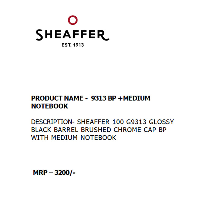 SHEAFFER - 9313 BP +  MEDIUM NOTEBOOK