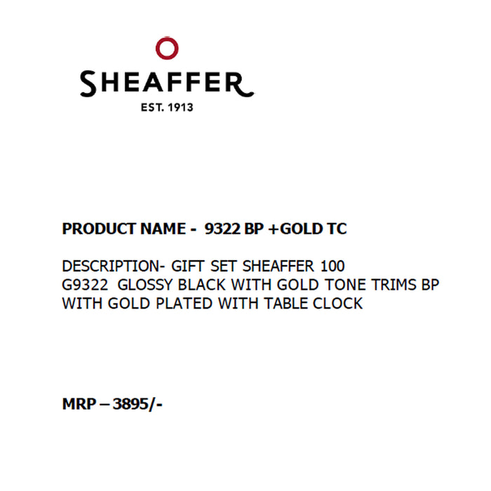 SHEAFFER - 9322 BP +  GOLD TC