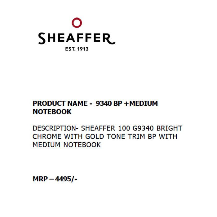 SHEAFFER - 9340 BP +  MEDIUM NOTEBOOK