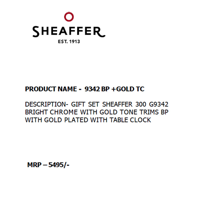 SHEAFFER - 9342 BP +  GOLD TC