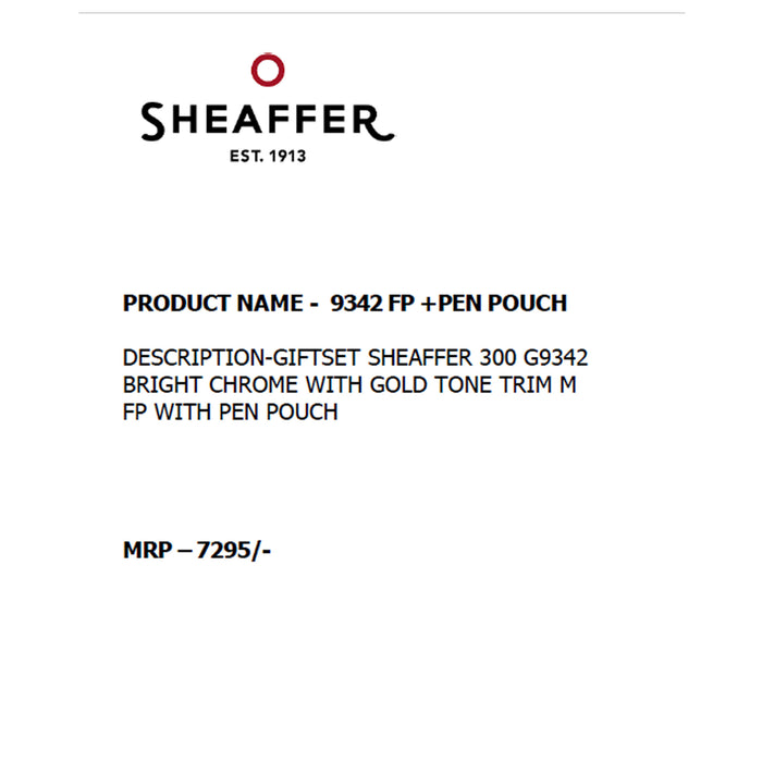 SHEAFFER - 9342 FP + PEN POUCH