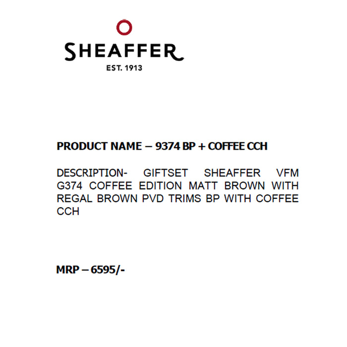 SHEAFFER - 9374 BP  + COFFEE CCH