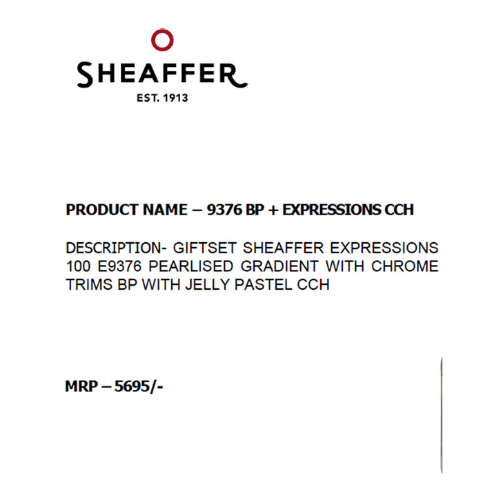 SHEAFFER - 9376 BP + EXPRESSIONS CCH
