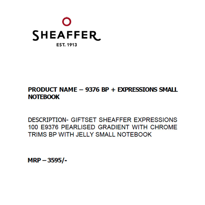 SHEAFFER - 9376 BP + EXPRESSIONS SMALL NOTEBOOK