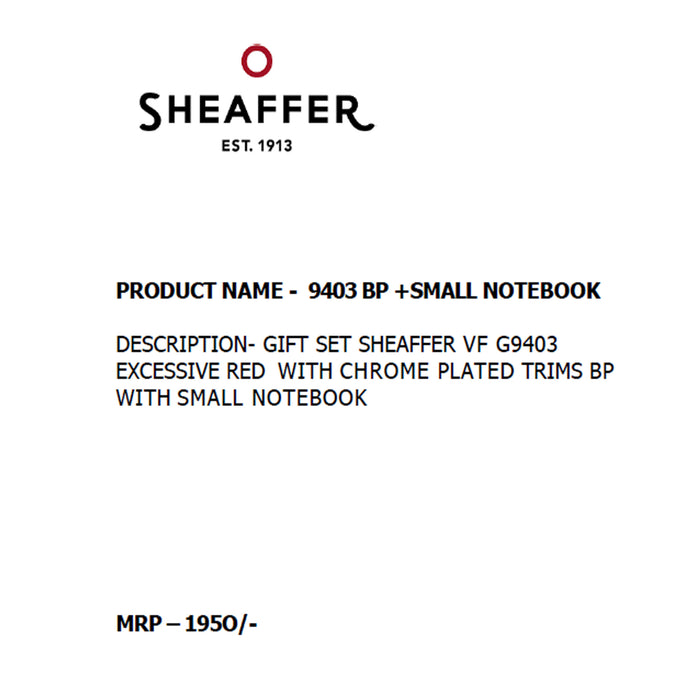 SHEAFFER - 9403 BP  + SMALL NOTEBOOK