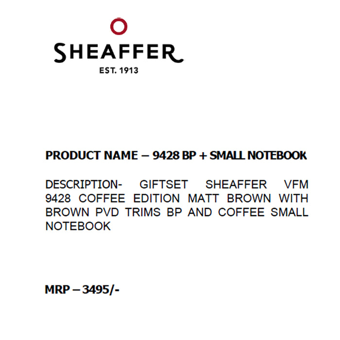 SHEAFFER - 9428 BP  + SMALL NOTEBOOK