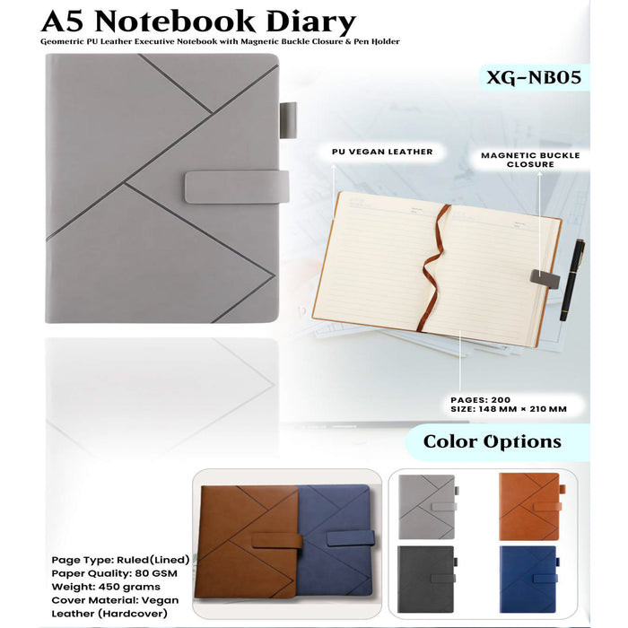A5 Notebook Diary XG - NB05