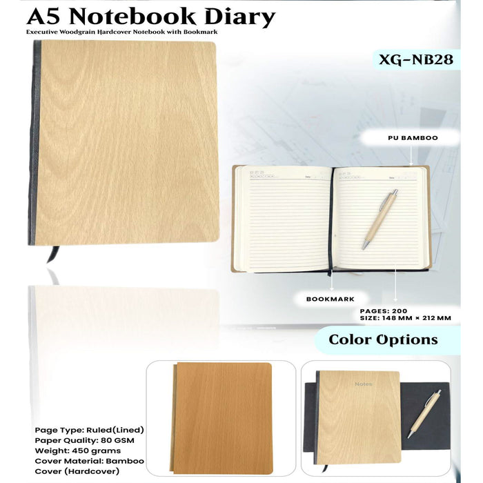 A5 Notebook Diary XG - NB28
