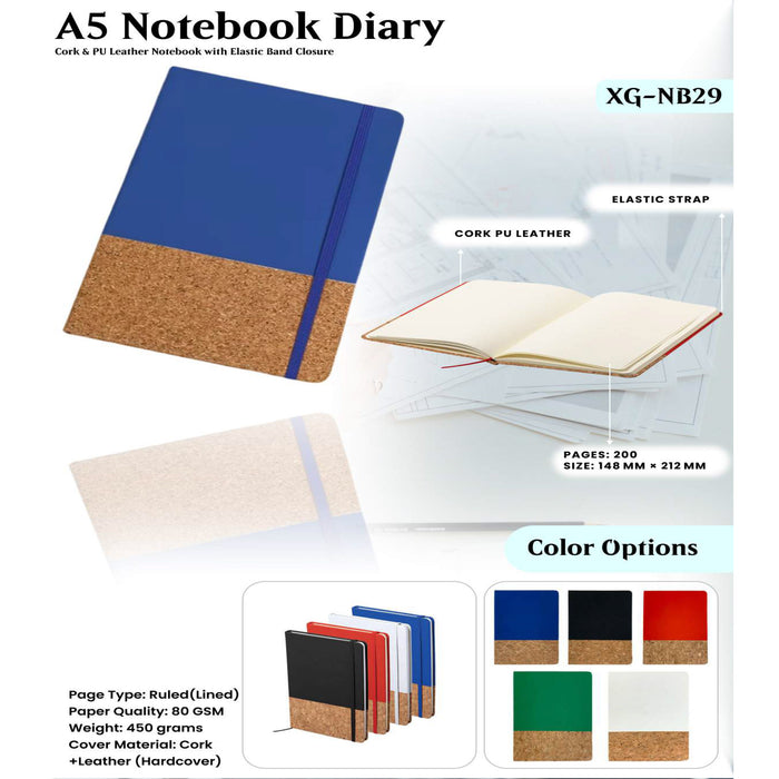 A5 Notebook Diary XG - NB29