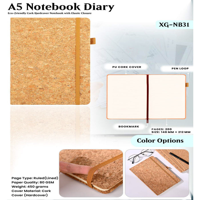 A5 Notebook Diary XG - NB31