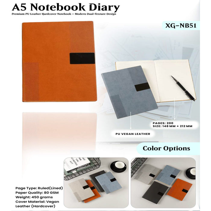 A5 Notebook Diary XG - NB51