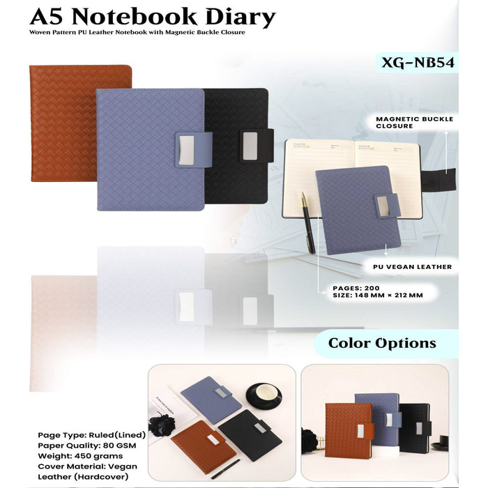 A5 Notebook Diary XG - NB54