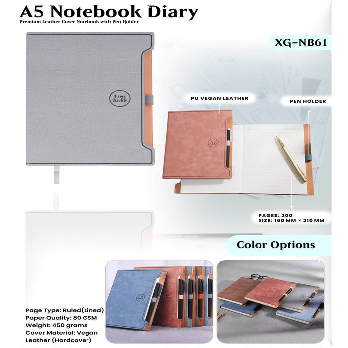 A5 Notebook Diary XG - NB61