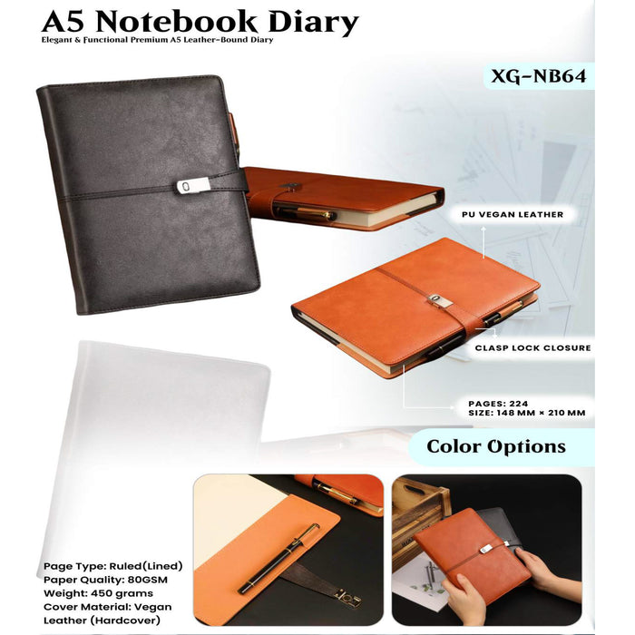 A5 Notebook Diary XG - NB64