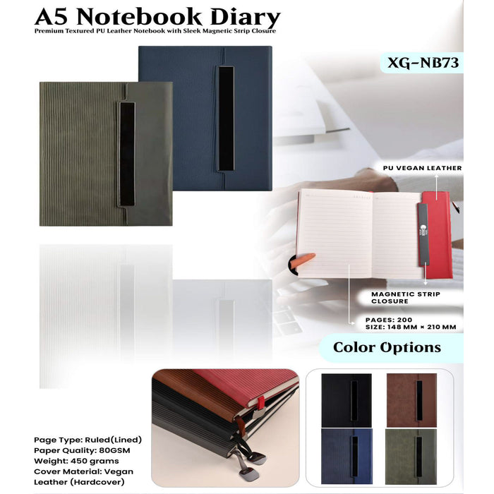 A5 Notebook Diary XG -NB73