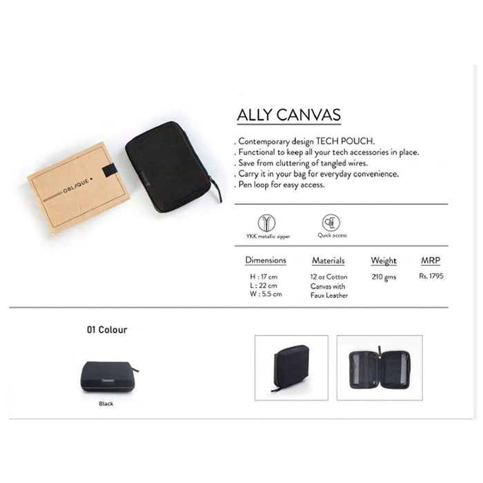 OBLIQUE- ALLY CANVAS TRAVEL ACCESSORIES