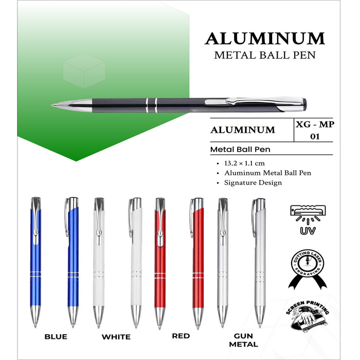 Aluminum Metal Ball Pen - XG - MP01