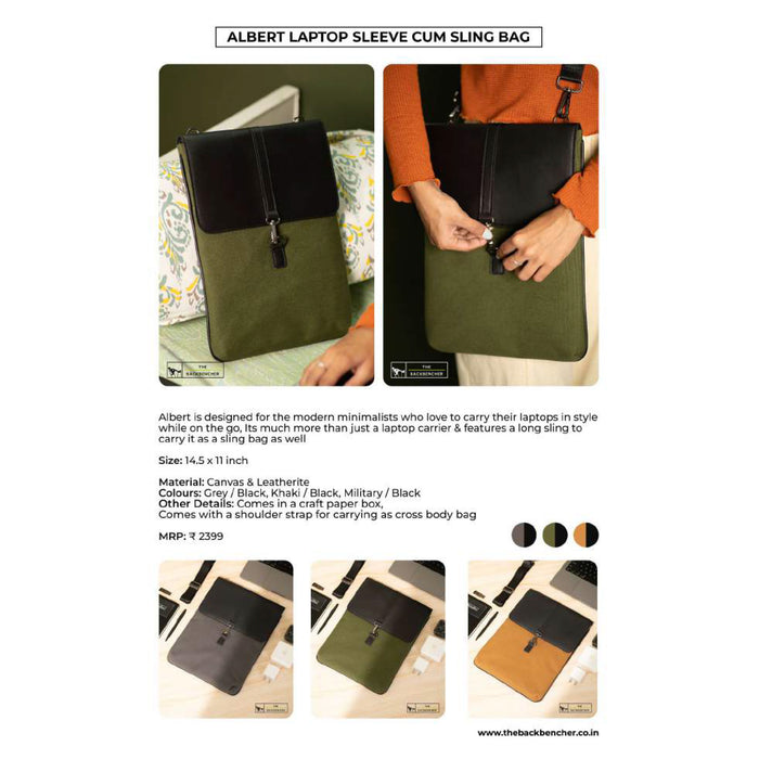 The Back Bencher - Albert Laptop Sleeve