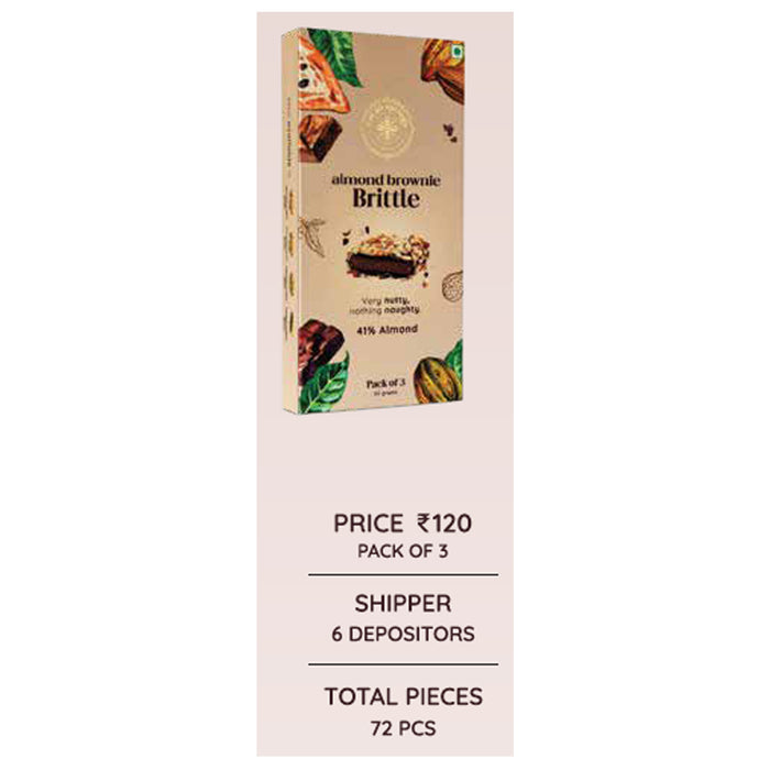 Cacao Springs - Almond Brownie Pack Of 3