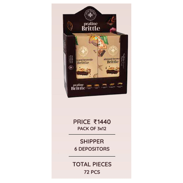 Cacao Springs - Almond Brownie Pack Of 3x12