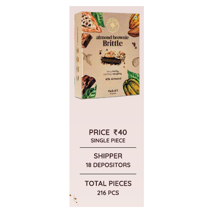 Cacao Springs - Almond Brownie Brittle Single Piece