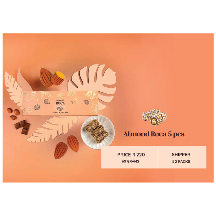 Cacao Springs - Almond Roca 5 pcs