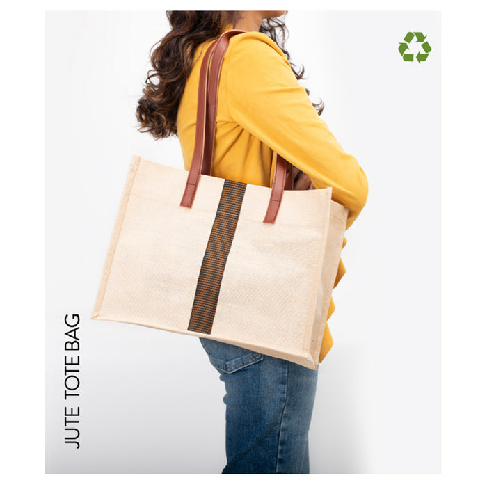 Oblique-Balsa Jute bag