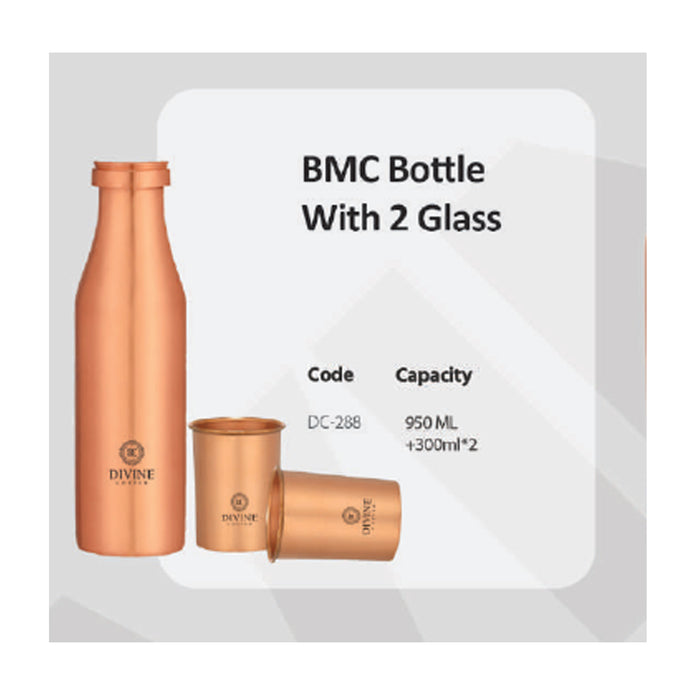 BMC Bottle With 2 Glass   DC-288