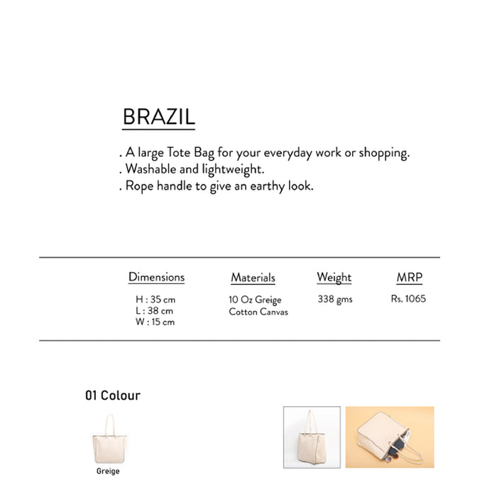 Oblique-Brazil Carry Bag