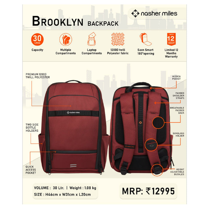 Nasher Miles Brooklyn  Backpack