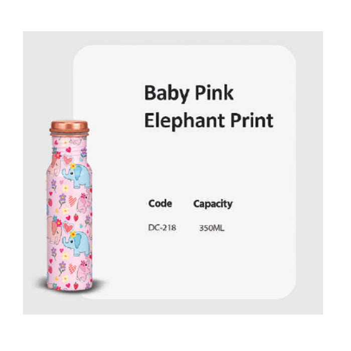 Baby  Pink Elephant Print  350ml    DC-218
