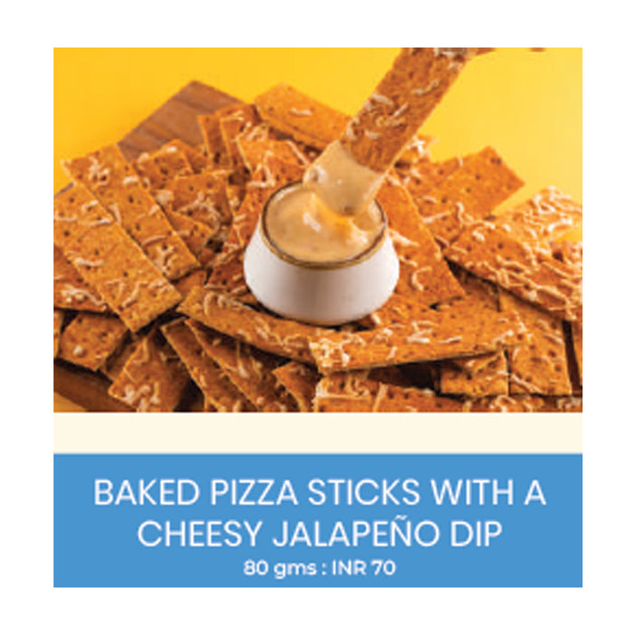Snackible - Baked Pizza Sticks With A Cheesy Jalapeno Dip