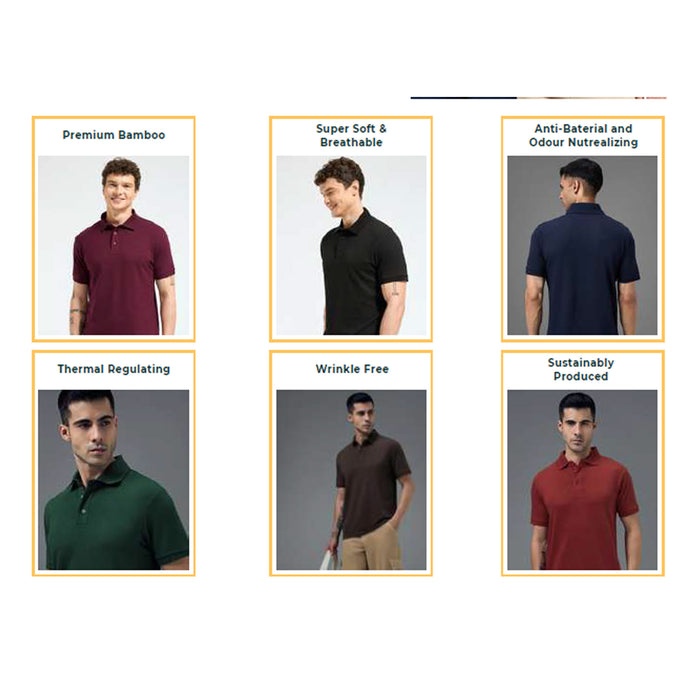 WellBi- Bamboo Polo T-shirt