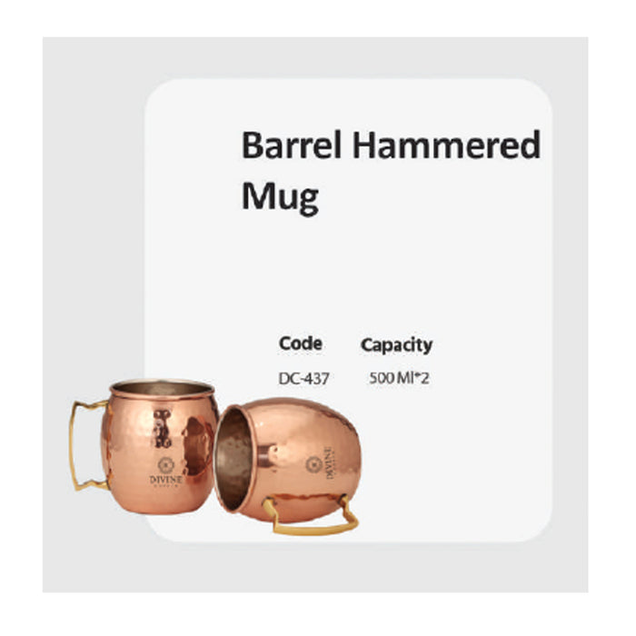 Barrel Hammered  Mug  DC-437