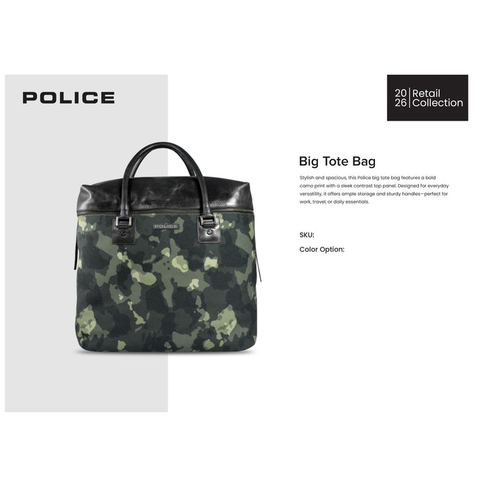 Police - Big Tote Bag Camoupack