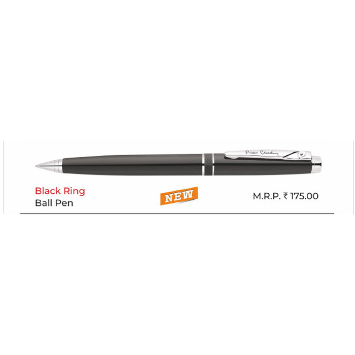 Pierre Cardin - Black Ring  Ball Pen