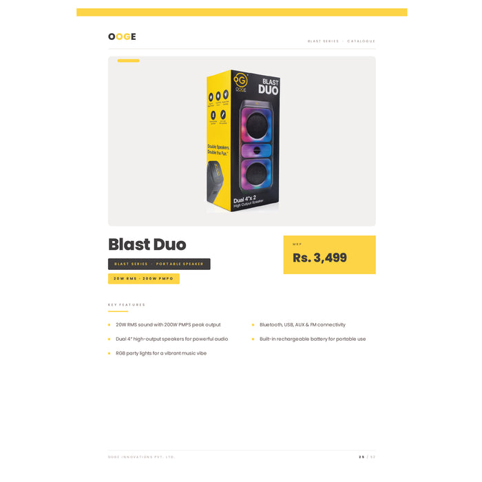 OOGE -  Blast Duo