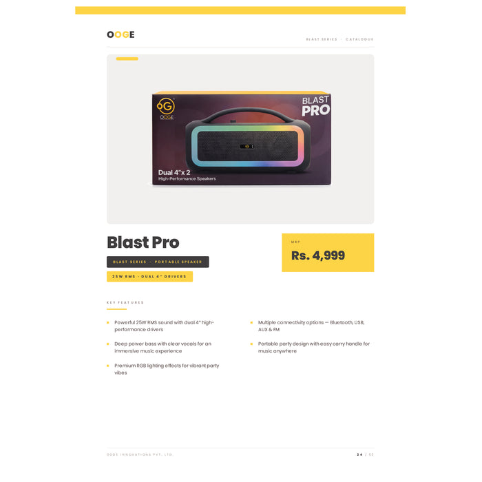 OOGE -  Blast Pro