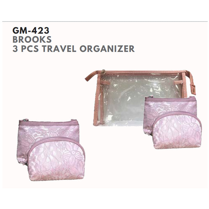 GM - 3 PCS Travel and Bag Organiser Brooks  GM-423