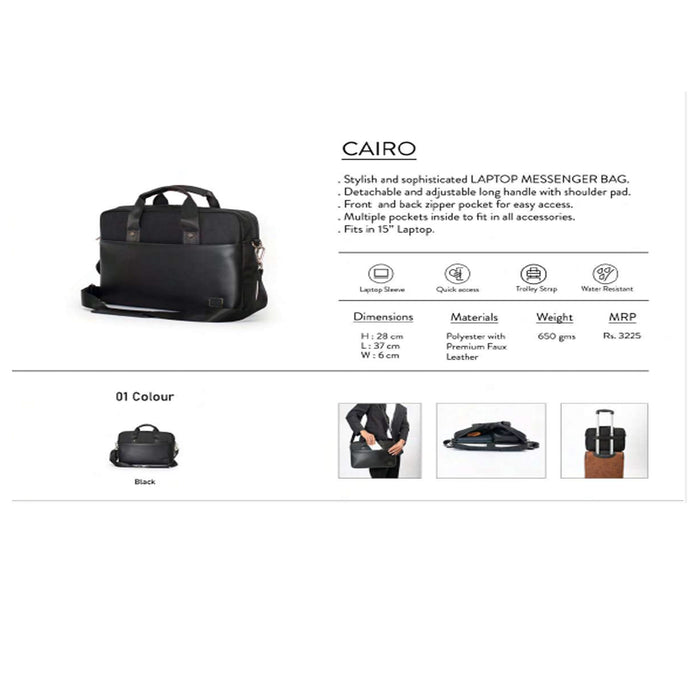 OBLIQUE- CAIRO   LAPTOP BAG