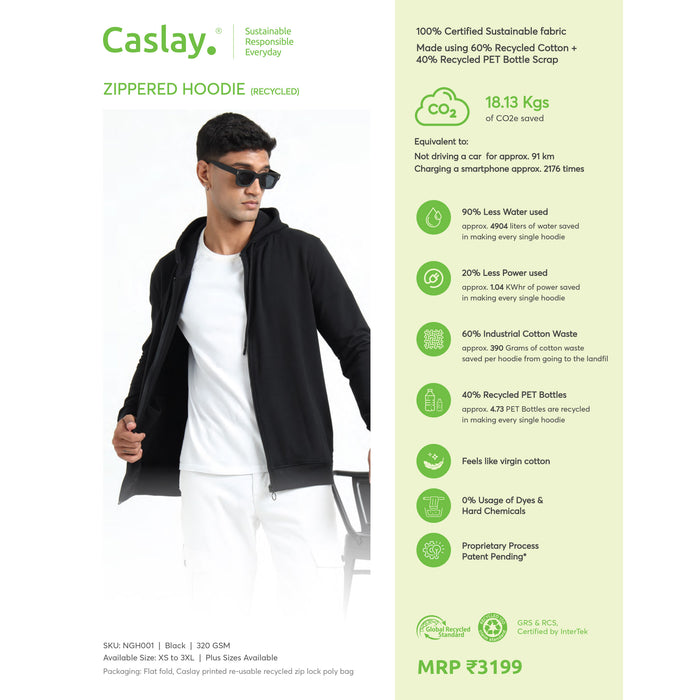 Caslay Zippered Hoodie