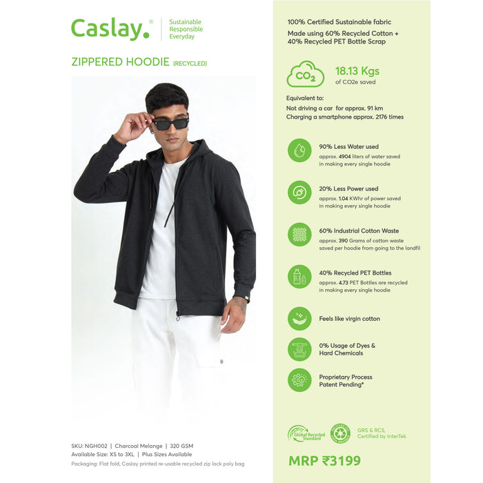 Caslay Zippered Hoodie