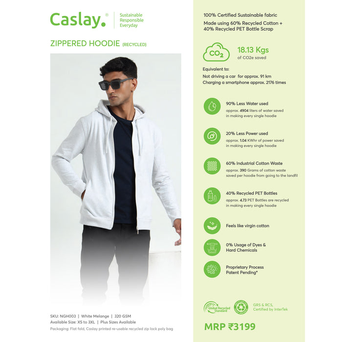 Caslay Zippered Hoodie