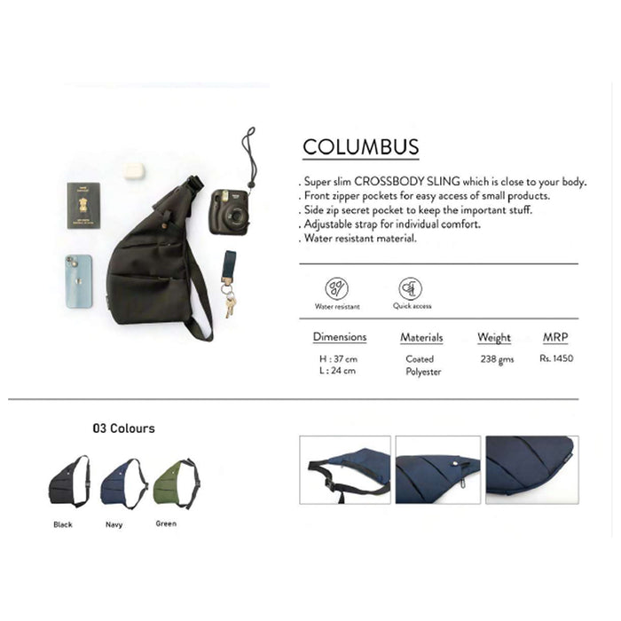 OBLIQUE-  COLUMBUS   SLING BAG