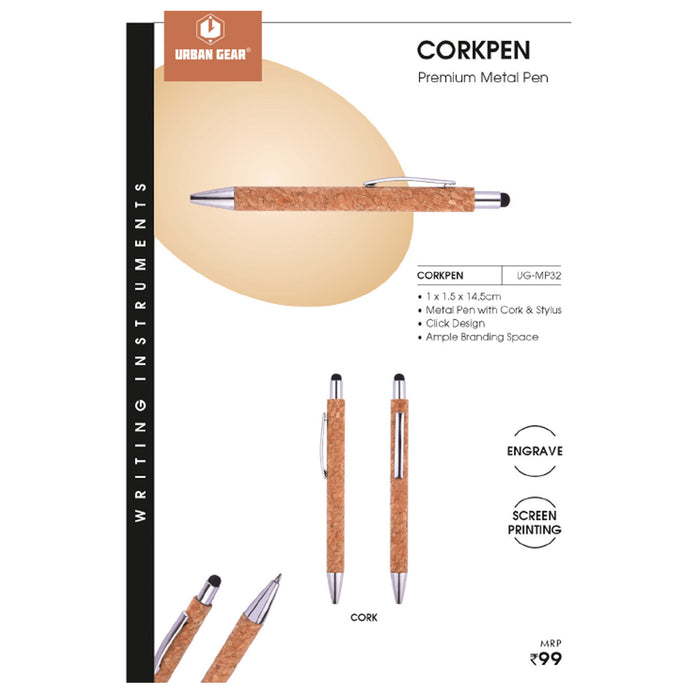 Urban Gear- Cork Pen UG-MP32