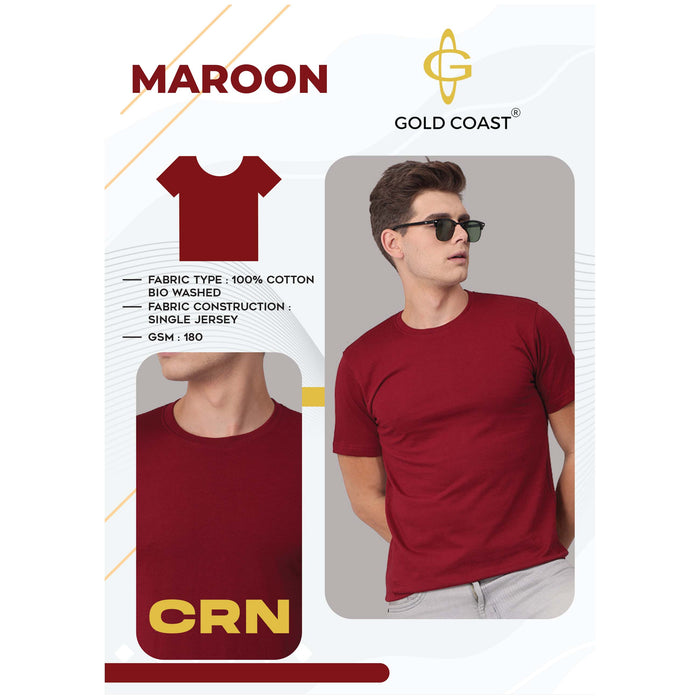 Gold Coast Cotton Biowash Round Neck - CRN