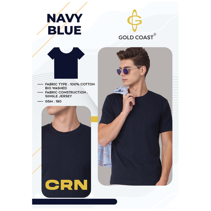 Gold Coast Cotton Biowash Round Neck - CRN