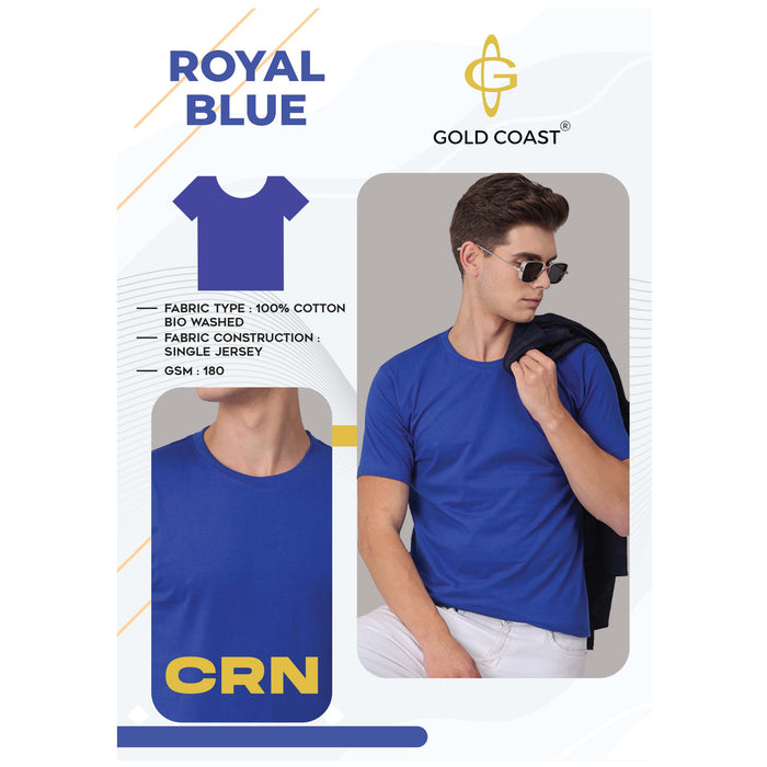 Gold Coast Cotton Biowash Round Neck - CRN