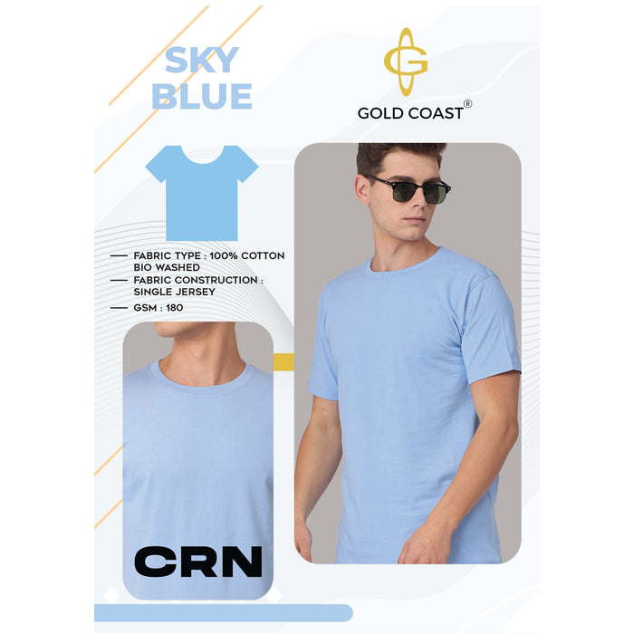 Gold Coast Cotton Biowash Round Neck - CRN